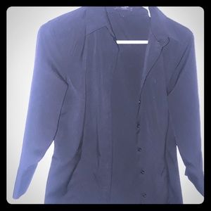 Express button down black shirt